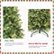 Edge Collections - 5' - Green - Fluffy Prelit Artificial Christmas Tree with Easy Assembly - 1 Piece